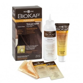 BIOKAP Barva na vlasy NUTRICOLOR Delicato Přírodní hnědá 4.0