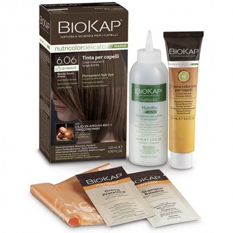 BIOKAP Barva na vlasy NUTRICOLOR Delicato RAPID Tmavý blond Havana 6.06