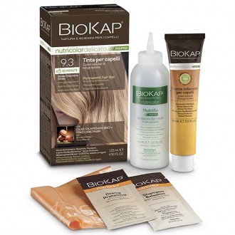 BIOKAP Barva na vlasy NUTRICOLOR Delicato RAPID Extra světlý zlatý blond 9.3