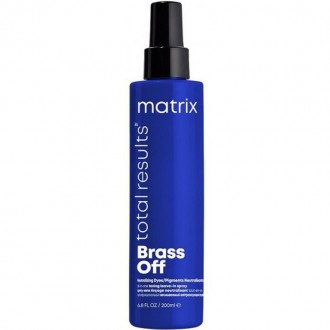 MATRIX Total Results Brass Off All-In-One Sprej na neutralizaci nežádoucích oranžových a mosazných odstínů 200ml