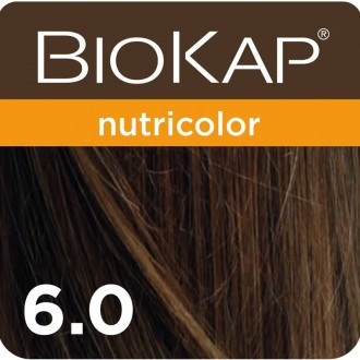 BIOKAP Barva na vlasy Nutricolor Tabákový blond 6.0