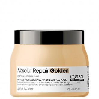 ĽOréal Professionnel Série Expert Absolut Repair GOLDEN Regenerační zlatá maska pro suché a poškozené vlasy