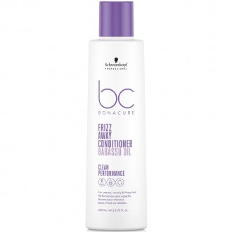 Schwarzkopf BC Bonacure Frizz Away Kondicionér pro zkrocení nepoddajných, hrubých vlasů 200ml