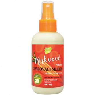 VIVACO Mrkvové opalovací mléko SPF 30 s betakarotenem 150ml