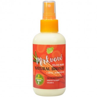 VIVACO Mrkvové tělové mléko NATURAL BRONZ pro rychlé zhnědnutí 150ml