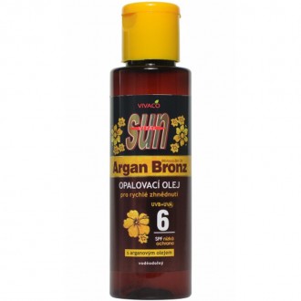 VIVACO SUN Argan Oil opalovací olej SPF 6 s arganovým olejem 100ml